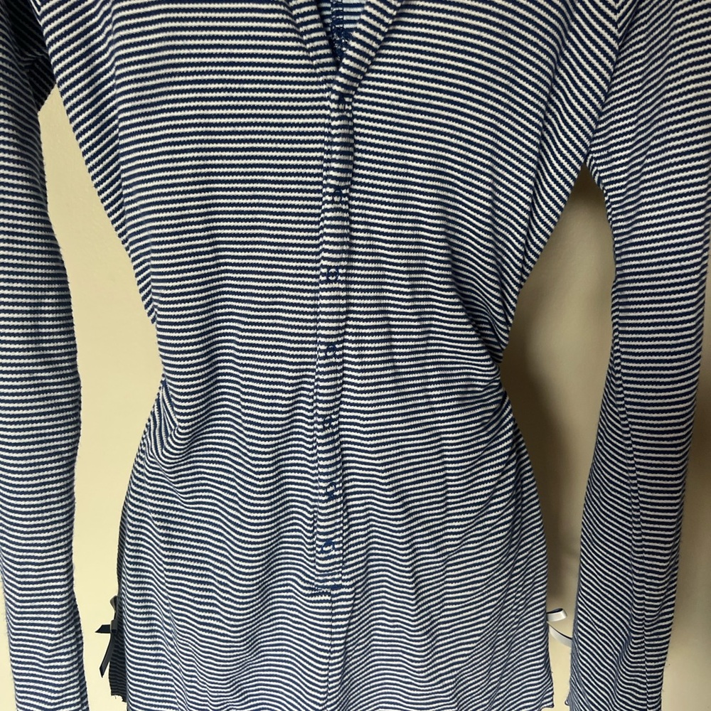 Savage X Fenty Blue Striped Pajama Set - Picture 5 of 10